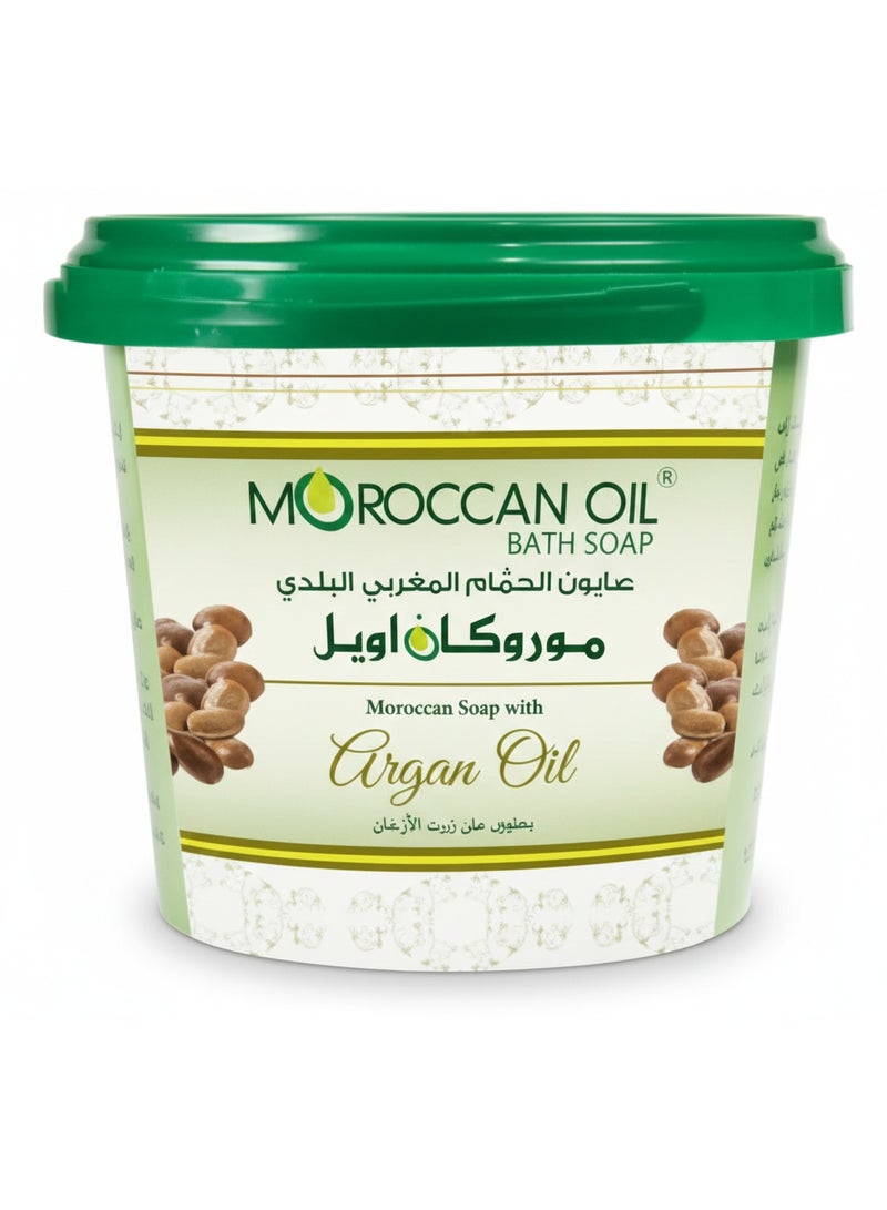 زيت مغربي - صابون استحمام بزيت الزيتون الطبيعي وزيت الأرغان، 850 مل - مغذي بعمق لبشرة ناعمة ومشرقة - العناية بالبشرة المغربية التقليدية
